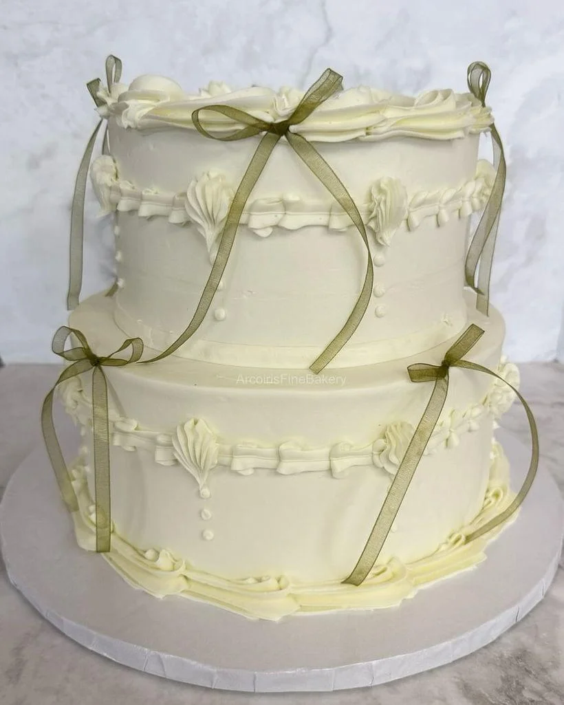 A celebration cake made by Arcoiris Fine Bakery